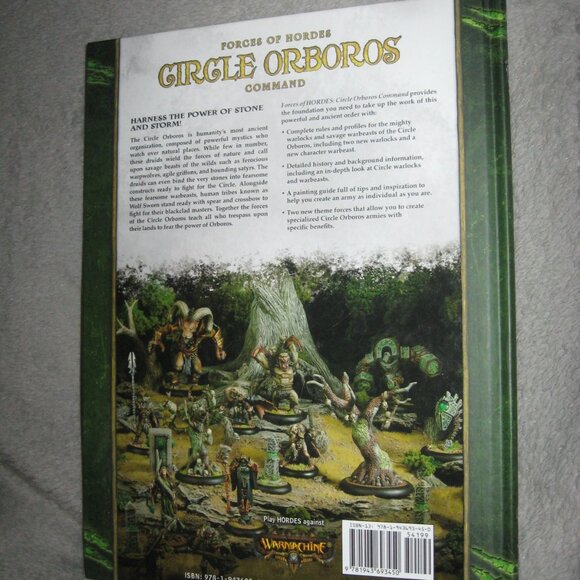 Warmachine RPG Hardcover Book Forces of Hordes: Circle of Orboros Command 2409A7 - Picture 2 of 8